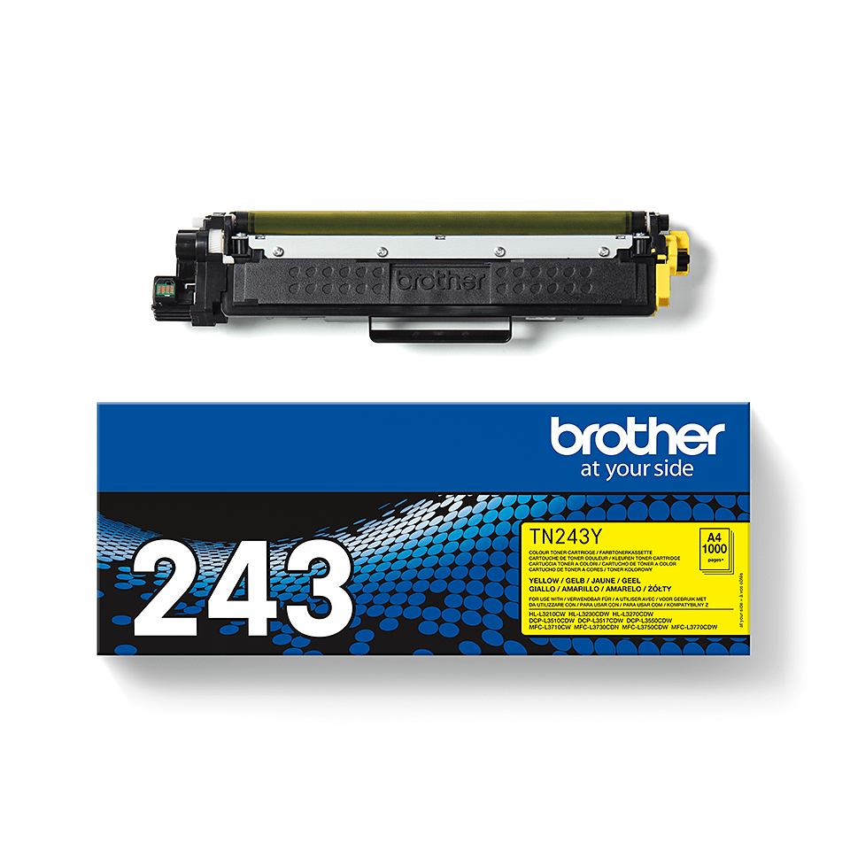 Genuine Brother TN-243Y Toner Cartridge - Yellow 3